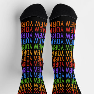 Rainbow NEW YORK Socks