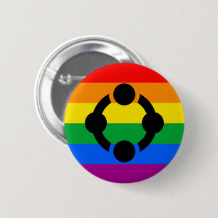 Rainbow Niche Pride Flag 2 Inch Round Button