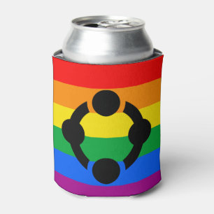 Rainbow Niche Pride Flag Can Cooler