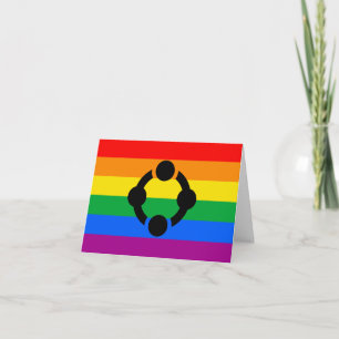 Rainbow Niche Pride Flag Card