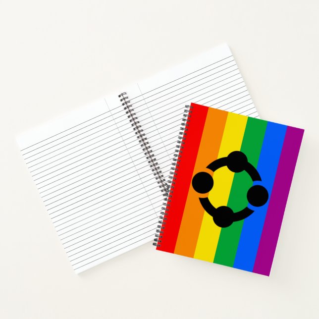 Rainbow Niche Pride Flag Notebook (Inside)