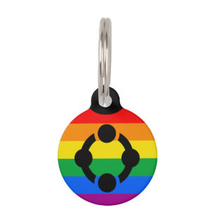 Rainbow Niche Pride Flag Pet Tag