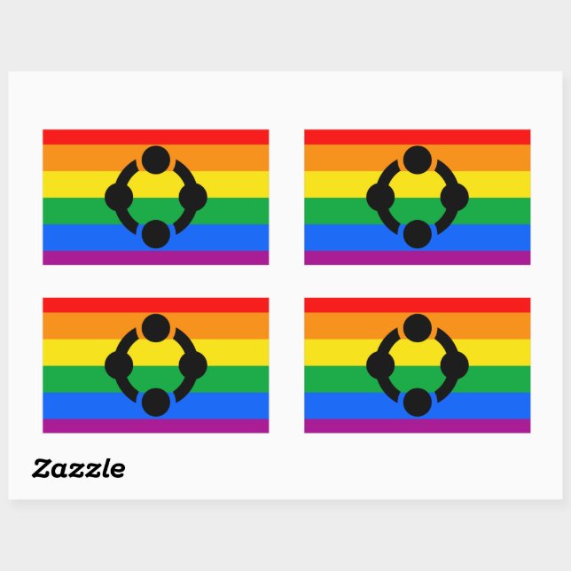 Rainbow Niche Pride Flag Sticker (Sheet)