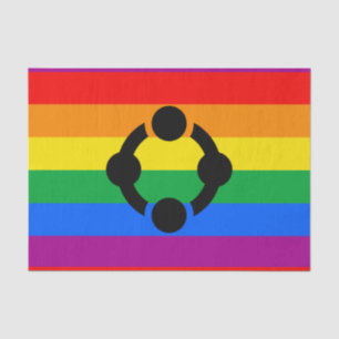 Rainbow Niche Pride Flag Tissue Paper