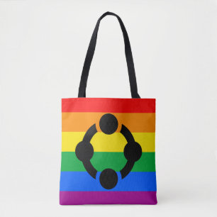 Rainbow Niche Pride Flag Tote Bag