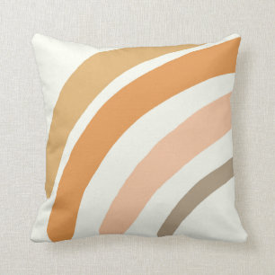 rainbow nursery pillow, boho nursery baby shower throw pillow
