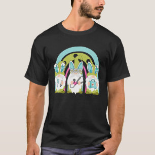 Rainbow Nurses Love Happy Easter Nurse Life Funny T-Shirt