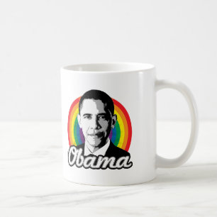 Rainbow Obama - LGBT Politics - Coffee Mug