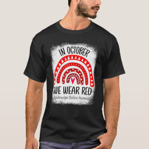 Rainbow October We Wear Red Epidermolysis Bullosa  T-Shirt