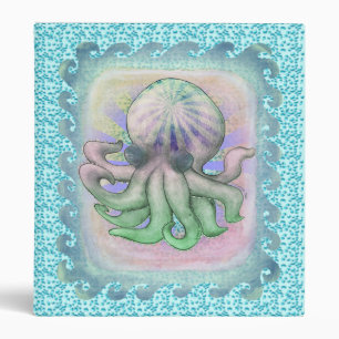 Rainbow Octopus  binder