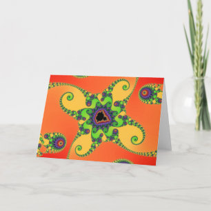 Rainbow Octopuses Greetings Card