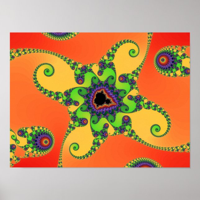 Rainbow Octopuses Poster (Front)