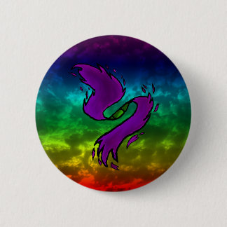 Rainbow Oddity 2 Inch Round Button