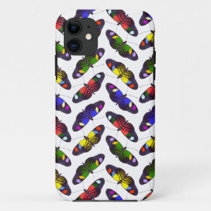 Rainbow of Butterflies iPhone 5 Case (White)