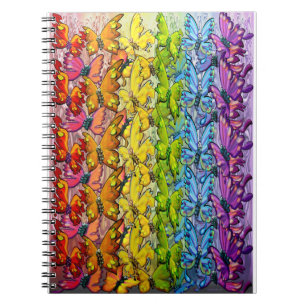 Rainbow of Butterflies Notebook