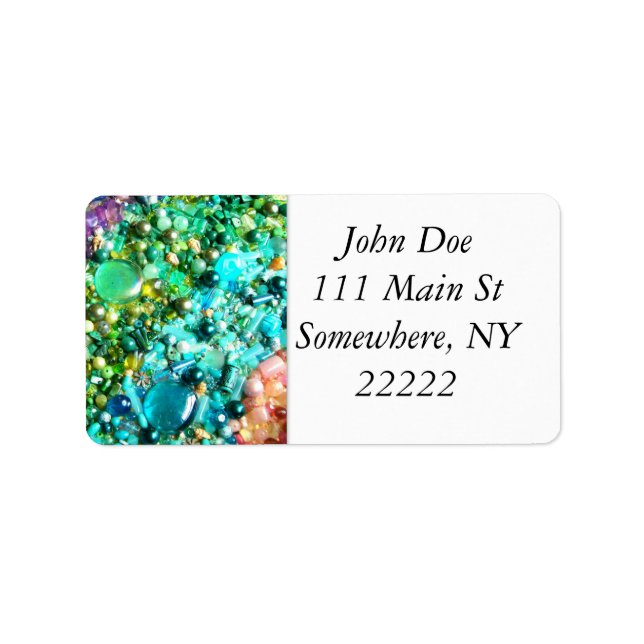 Rainbow of Craft Beads Label (Front)