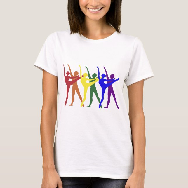 Rainbow of Dancers T-Shirt (Front)