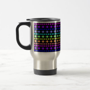 Rainbow of Dots mug - choose style & colour