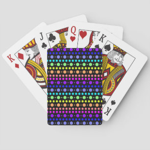Rainbow of Dots playing cards