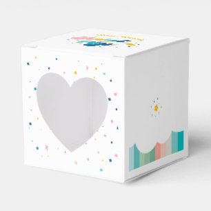 Rainbow of Fun Birthday Party Theme Favor Box