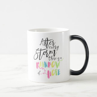 Rainbow Of Hope Colour Changing Mug, Rainbow Magic Mug
