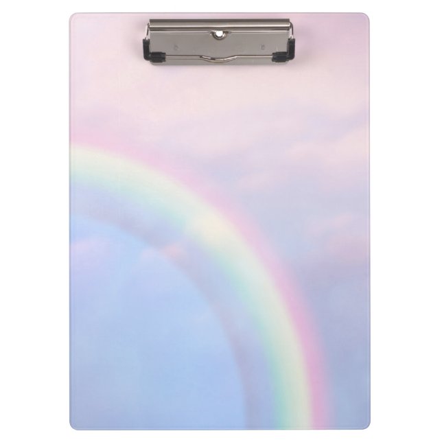 Rainbow of hope - pastel,    clipboard (Front)