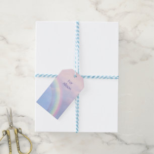 Rainbow of hope - pastel, gift tags