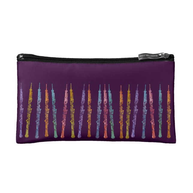 Rainbow of Oboes Makeup Bag (Front)