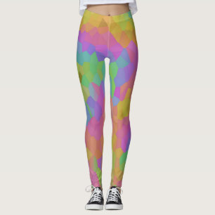 Rainbow Oil Mosaics Leggings