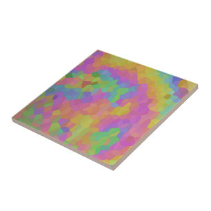 Rainbow Oil Mosaics Tile