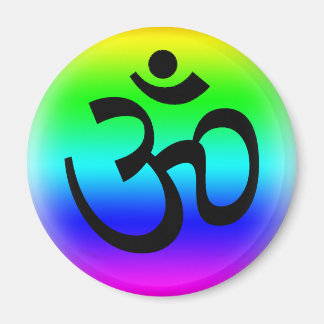 Rainbow Om Magnet