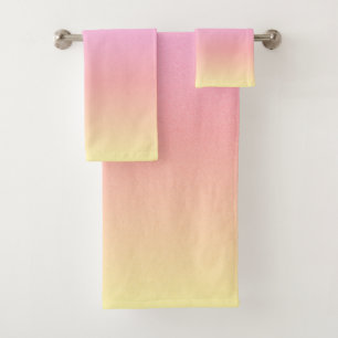 Rainbow Ombre Bath Towel Set