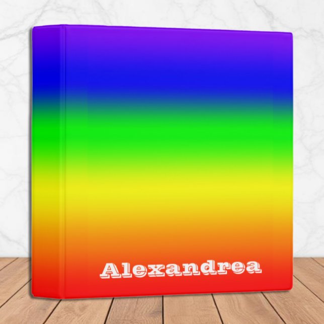 Rainbow Ombre Binder (Creator Uploaded)