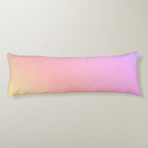 Rainbow Ombre Body Pillow