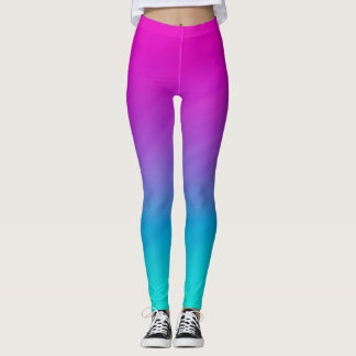 Rainbow Ombre Leggings