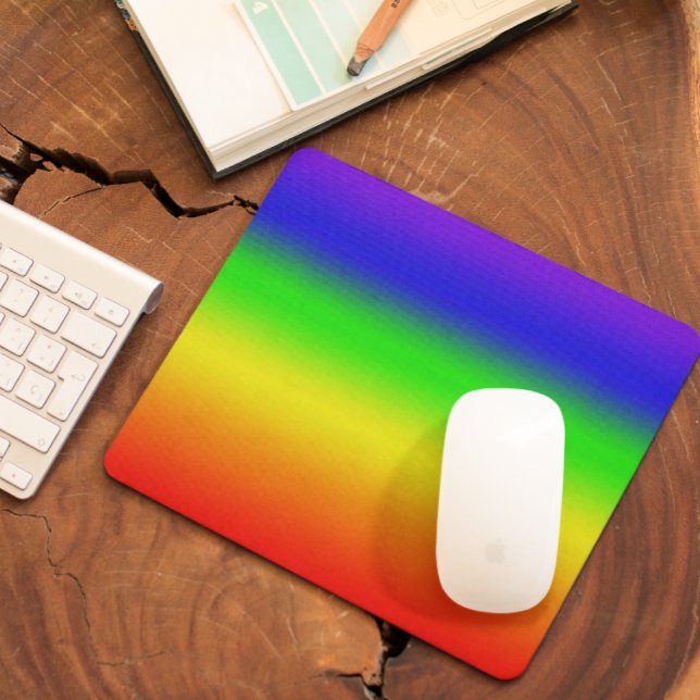 Rainbow Ombre Mouse Pad (Creator Uploaded)