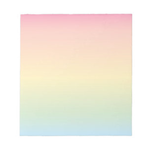 Rainbow Ombré Notepad