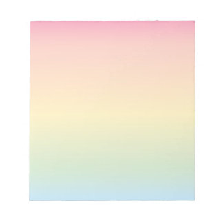 Rainbow Ombré Notepad