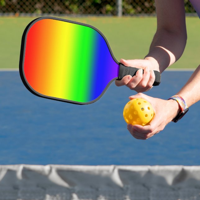 Rainbow Ombre Pickleball Paddle (Insitu)
