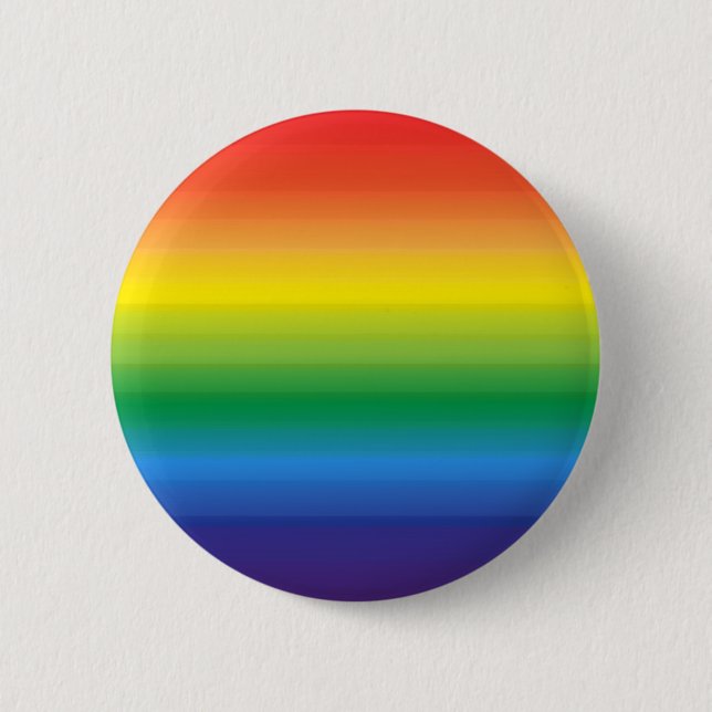 Rainbow Ombre Pride 2 Inch Round Button (Front)