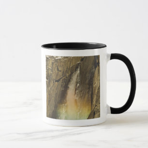 Rainbow on Upper Yosemite Falls in Yosemite Mug