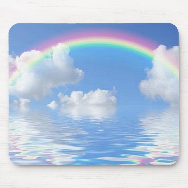 Rainbow on Water Mousepad (Front)