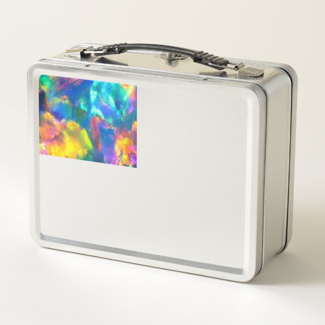Rainbow Opal - Metal Lunchbox (Back)