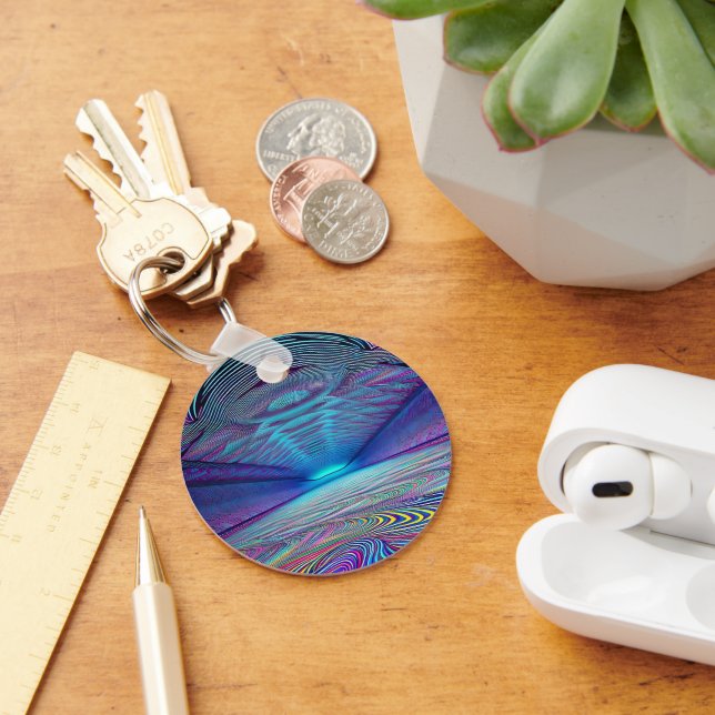 Rainbow Optical Illusion,  Keychain (Desk)