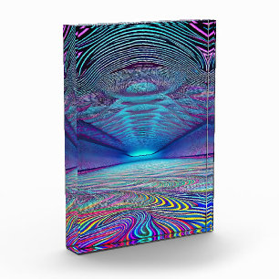 Rainbow Optical Illusion Parallel Worlds, Photo Block