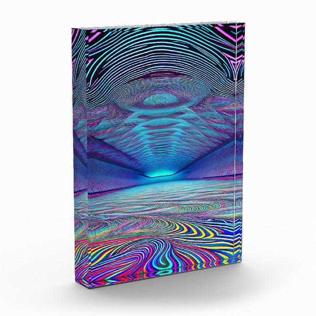 Rainbow Optical Illusion Parallel Worlds, Photo Block (Left)