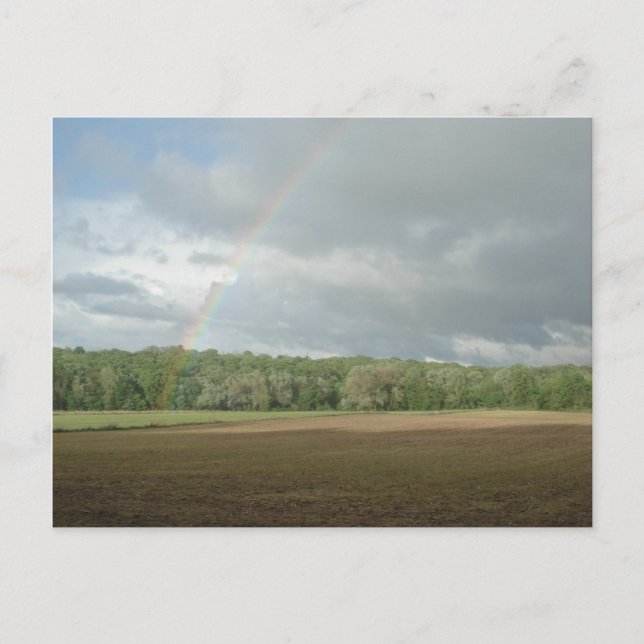 Rainbow outside St. Clair, MO Postcard (Front)