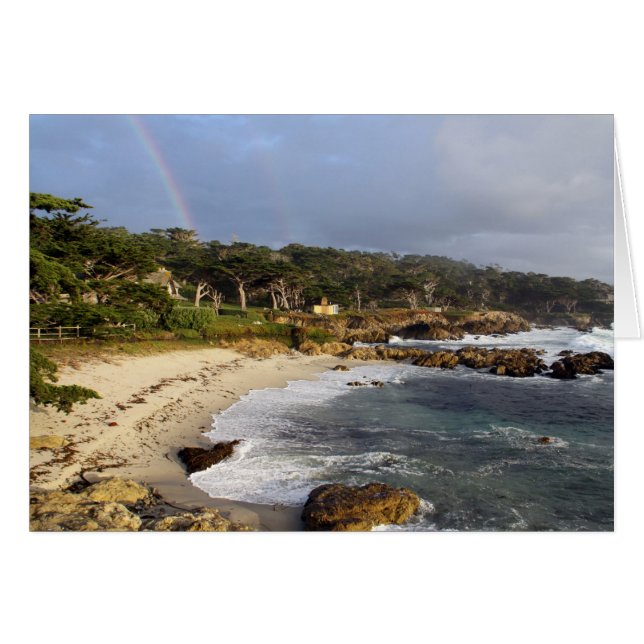 Rainbow over Carmel card (Front Horizontal)