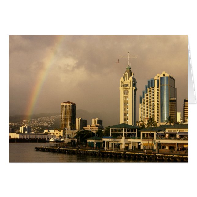 Rainbow over Honolulu, Hawaii, USA 2 (Front Horizontal)