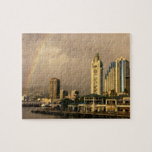 Rainbow over Honolulu, Hawaii, USA 2 Jigsaw Puzzle